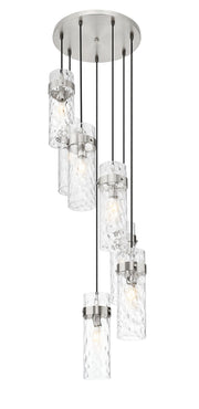 Z-Lite - 7002P5-7R-BN - Seven Light Chandelier - Fontaine - Brushed Nickel