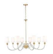 Z-Lite - 1950-8RB - Eight Light Chandelier - Katerina - Rubbed Brass