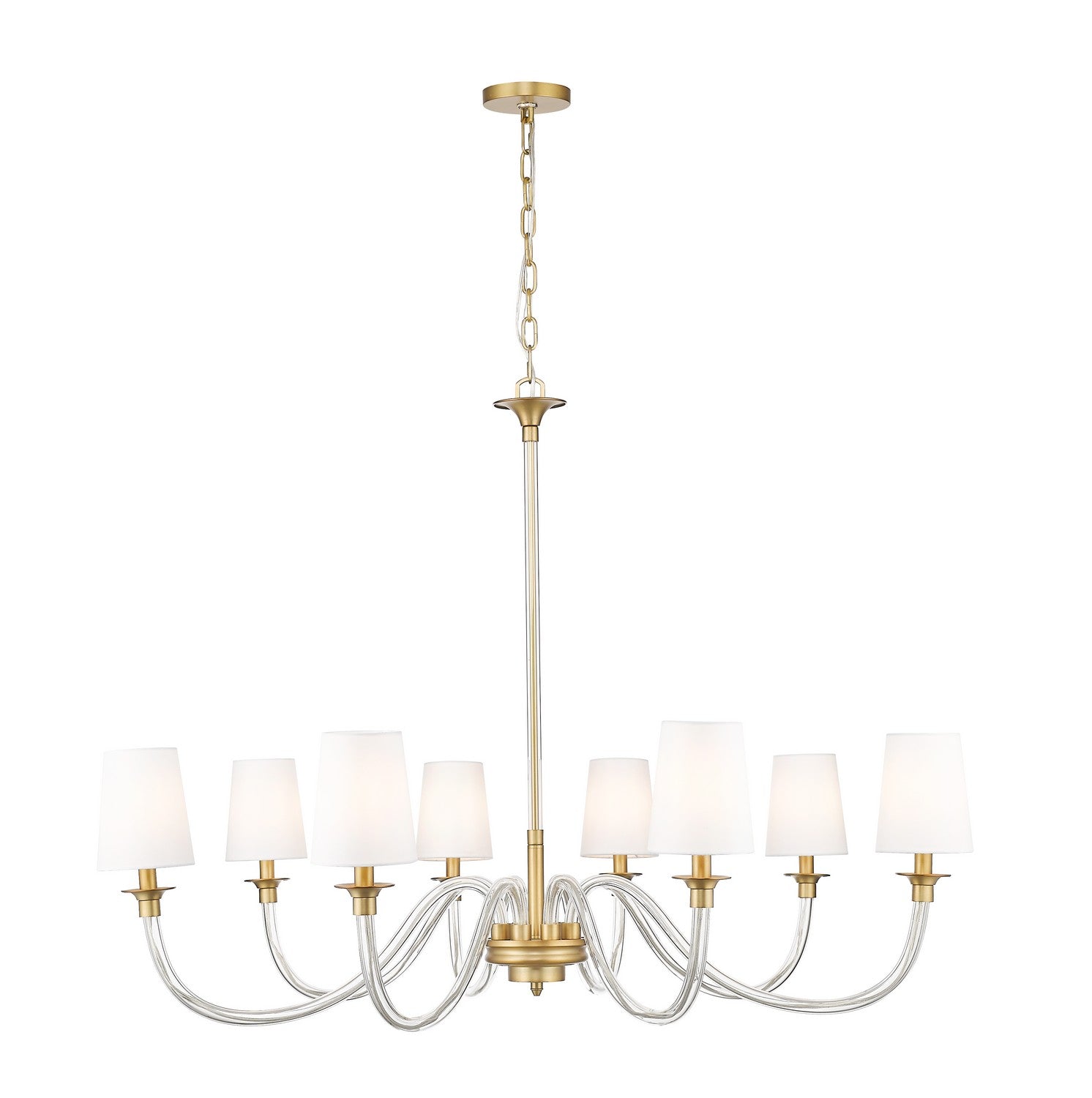 Z-Lite - 1950-8RB - Eight Light Chandelier - Katerina - Rubbed Brass