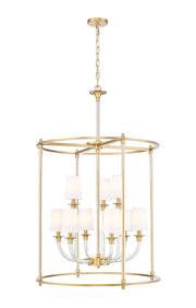 Z-Lite - 1950-9C-RB - Nine Light Chandelier - Katerina - Rubbed Brass