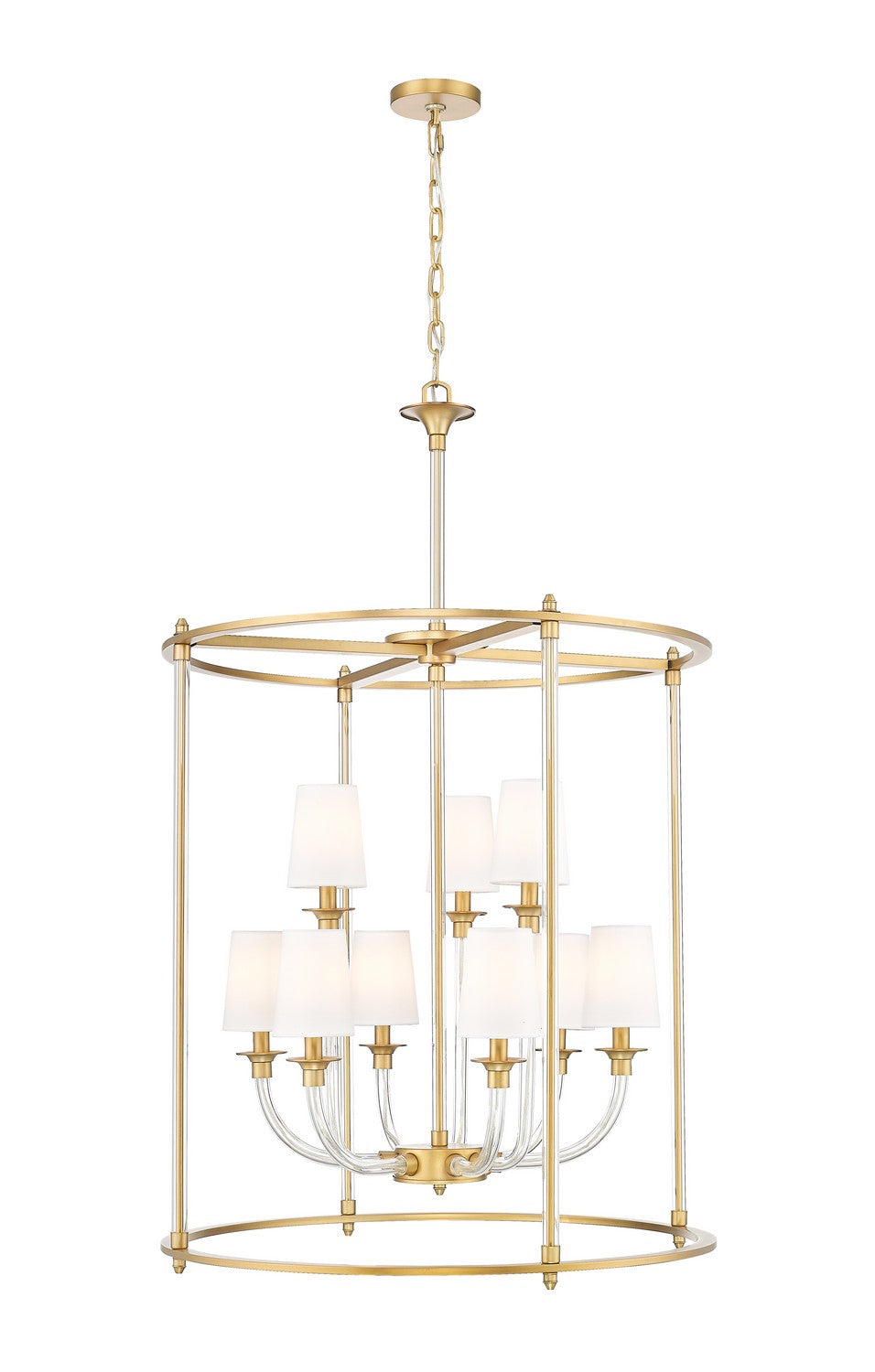 Z-Lite - 1950-9C-RB - Nine Light Chandelier - Katerina - Rubbed Brass