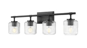 Z-Lite - 7515-4V-MB - Four Light Vanity - Landon - Matte Black