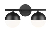 Z-Lite - 7517-2V-MB - Two Light Vanity - Realm Sphere - Matte Black
