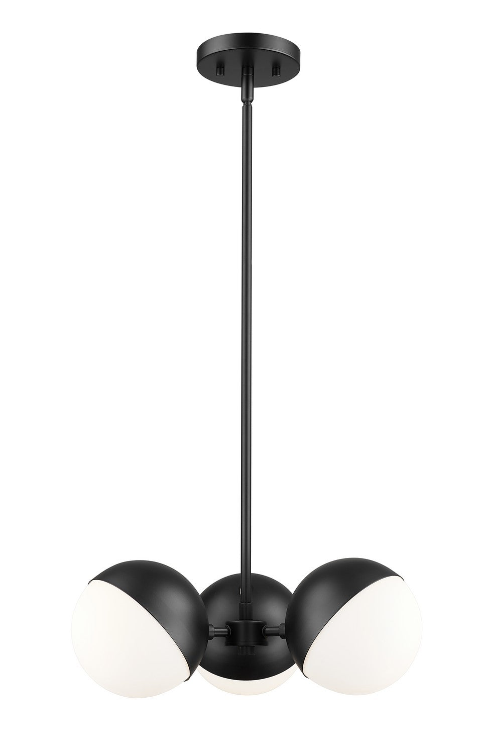 Z-Lite - 7517-3MB - Three Light Chandelier - Realm Sphere - Matte Black