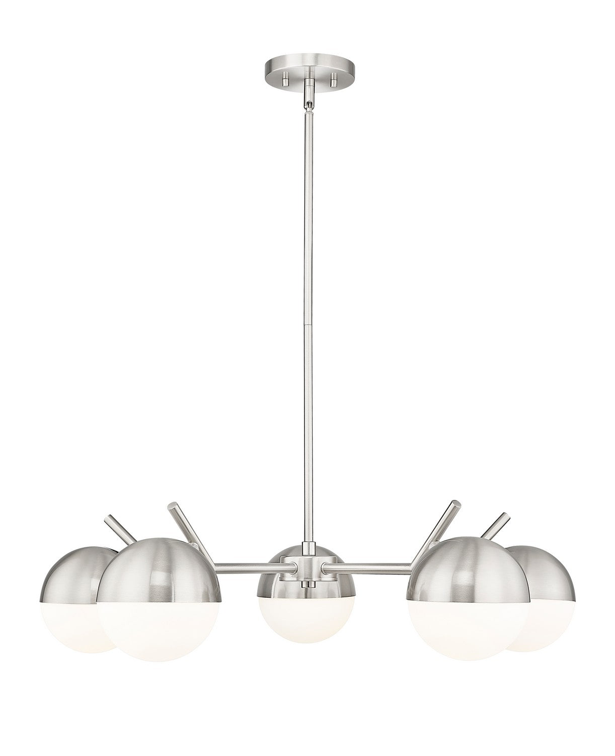 Z-Lite - 7517-5BN - Five Light Chandelier - Realm Sphere - Brushed Nickel