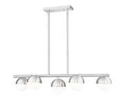 Z-Lite - 7517-5L-BN - Five Light Linear Chandelier - Realm Sphere - Brushed Nickel