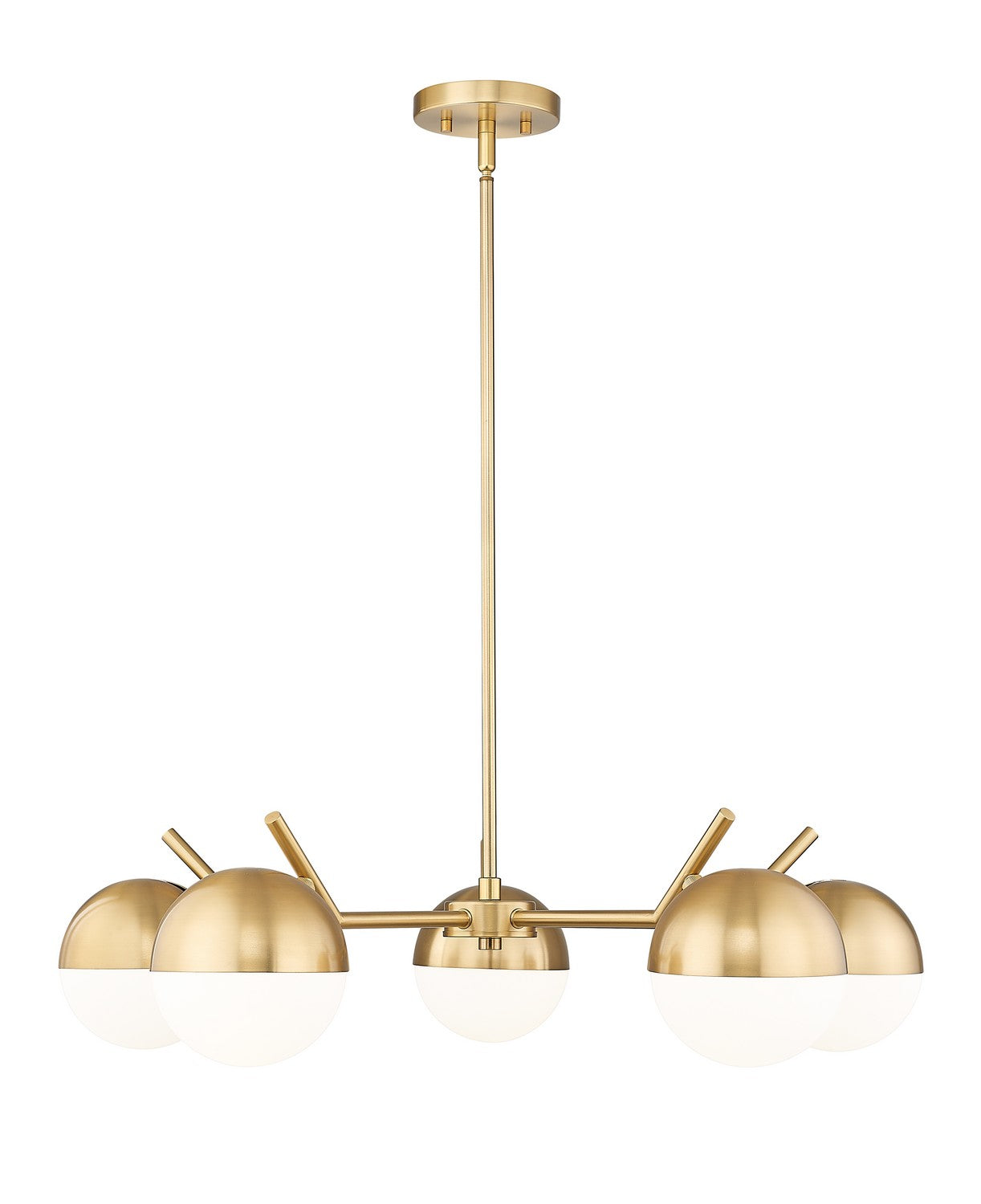 Z-Lite - 7517-5MGLD - Five Light Chandelier - Realm Sphere - Modern Gold