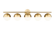 Z-Lite - 7517-5V-MGLD - Five Light Vanity - Realm Sphere - Modern Gold