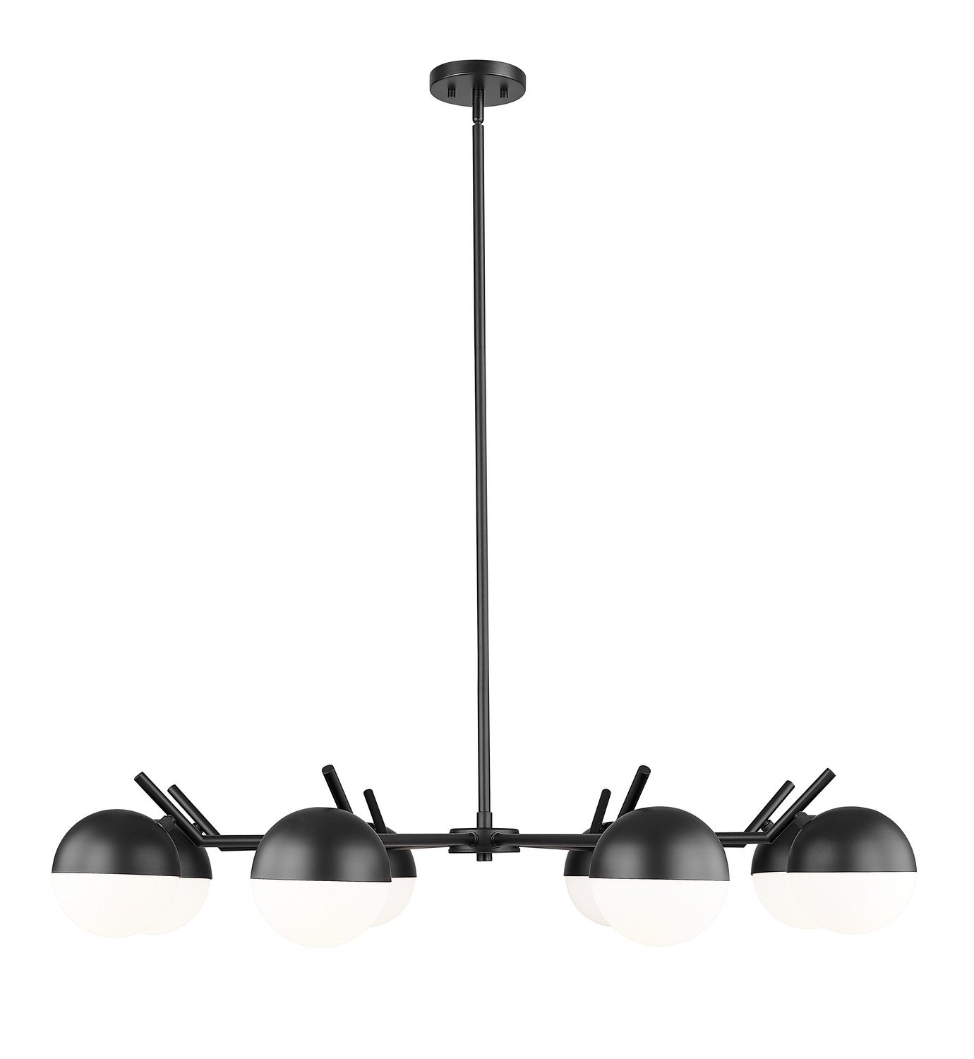 Z-Lite - 7517-8MB - Eight Light Chandelier - Realm Sphere - Matte Black