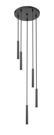 Z-Lite - 919MP12-5R-MB-LED - LED Chandelier - Forest - Matte Black