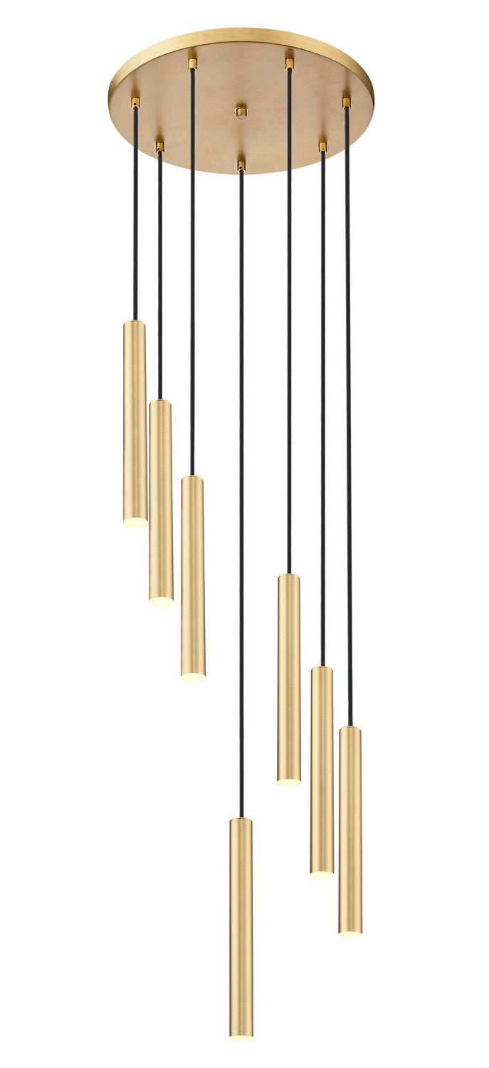 Z-Lite - 919MP12-7R-MGLD-LED - LED Chandelier - Forest - Modern Gold
