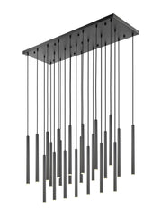 Z-Lite - 919MP24-23L-MB-LED - LED Linear Chandelier - Forest - Matte Black