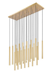 Z-Lite - 919MP24-23L-MGLD-LED - LED Linear Chandelier - Forest - Modern Gold