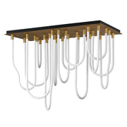 ET2 - E24989-NAB - LED Flush Mount - Soleil - Natural Aged Brass