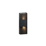ET2 - E30393-BK - LED Outdoor Wall Sconce - Grate - Black