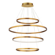 ET2 - E52729-GLD - LED Pendant - Groove 5CCT - Gold