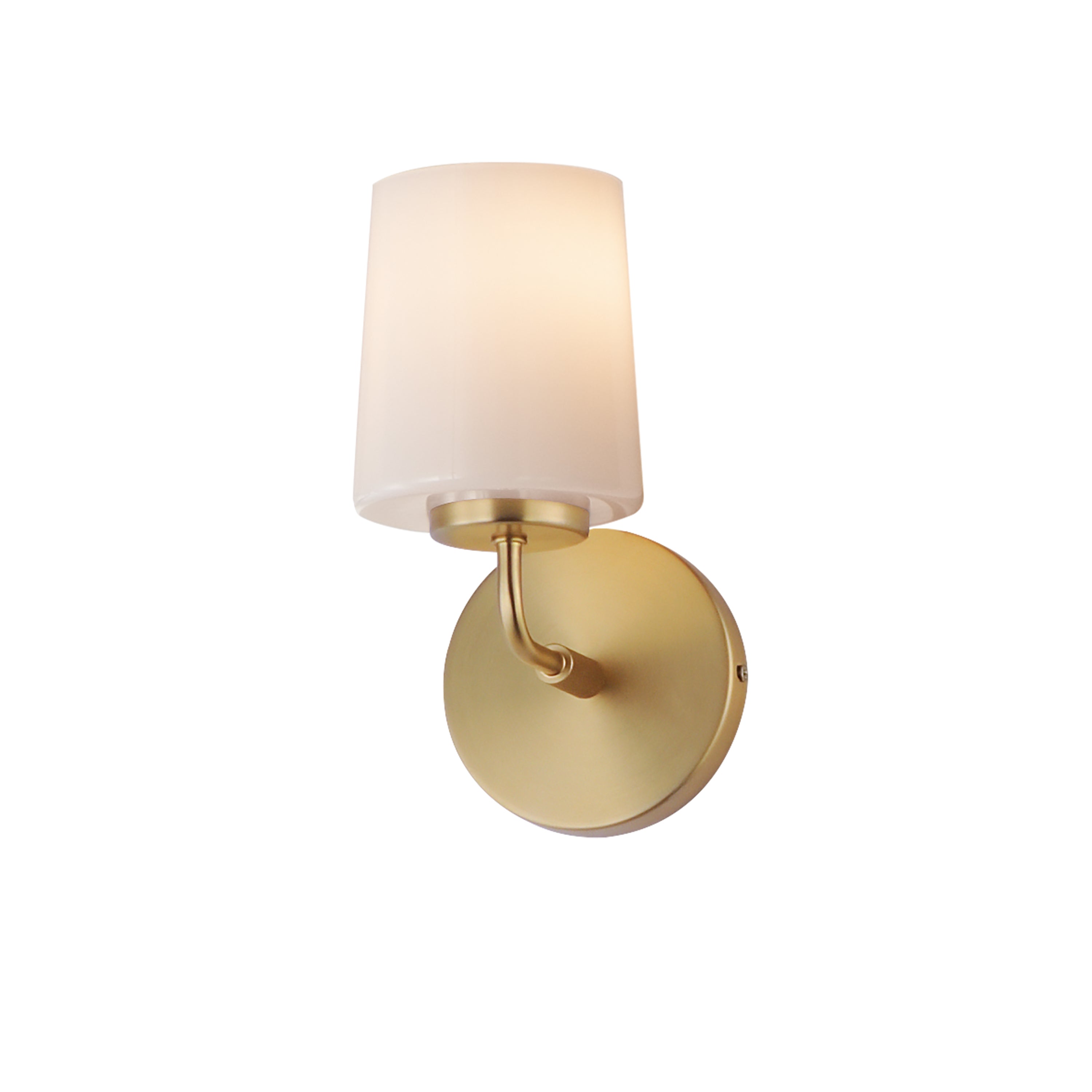 Maxim - 12891WTNAB - One Light Wall Sconce - Durham - Natural Aged Brass