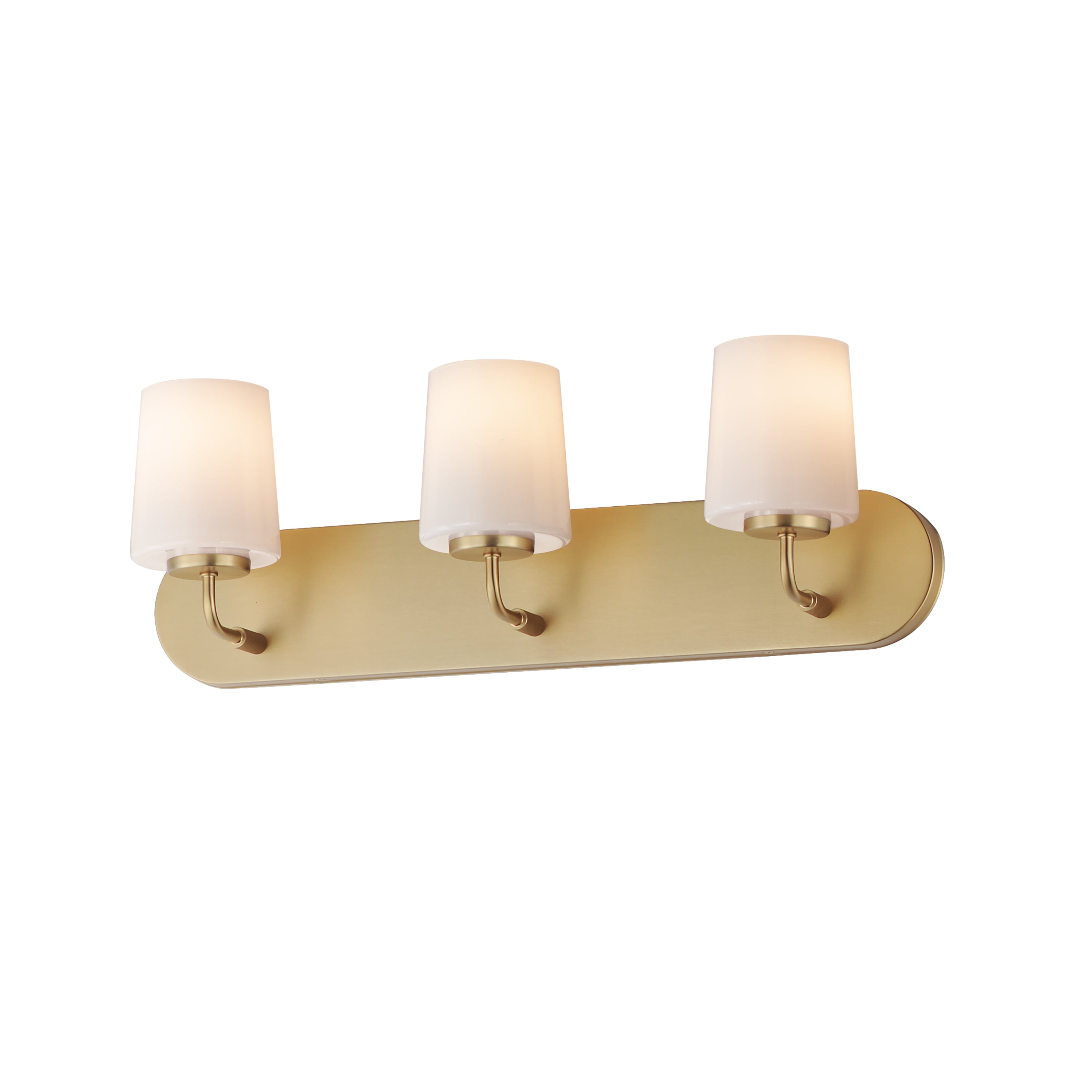 Maxim - 12893WTNAB - Three Light Bath Vanity - Durham - Natural Aged Brass