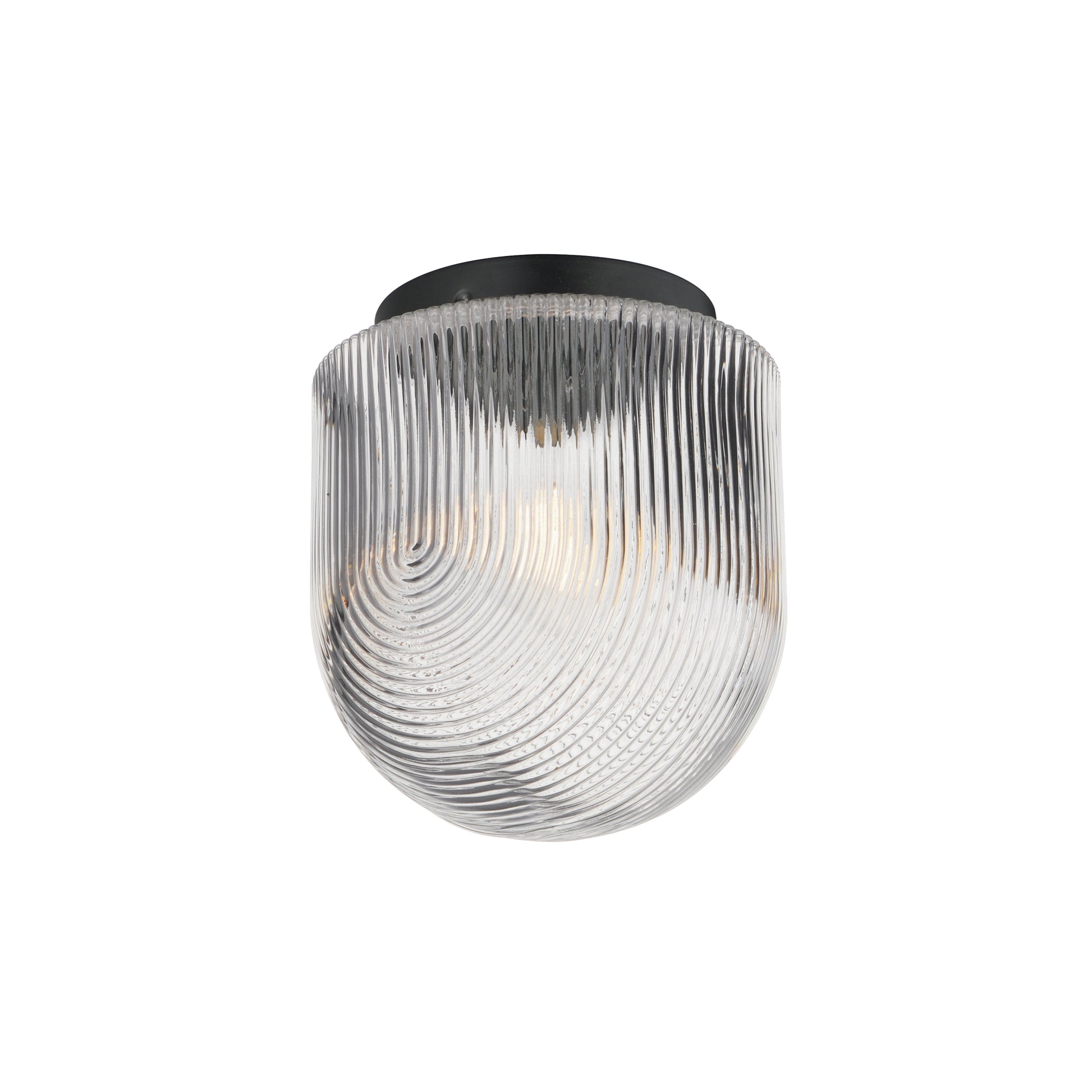 Maxim - 15120CRBK - One Light Flush Mount - Dune - Black