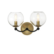 Minka-Lavery - 5062-726 - Two Light Bath Vanity - Kearney Park - Coal And Soft Brass