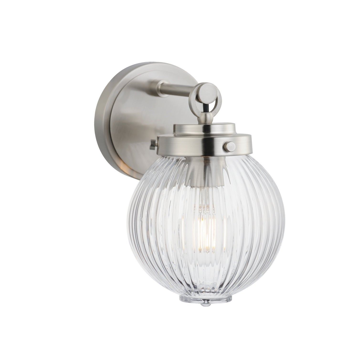 Maxim - 15191CRSN - One Light Wall Sconce - Kasbah - Satin Nickel