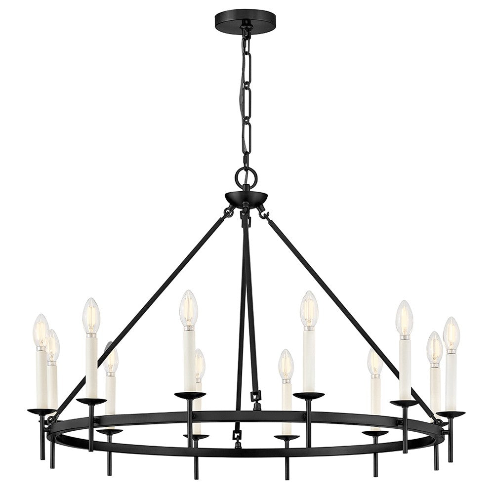 Hinkley - 47476BK - LED Chandelier - Copley - Black