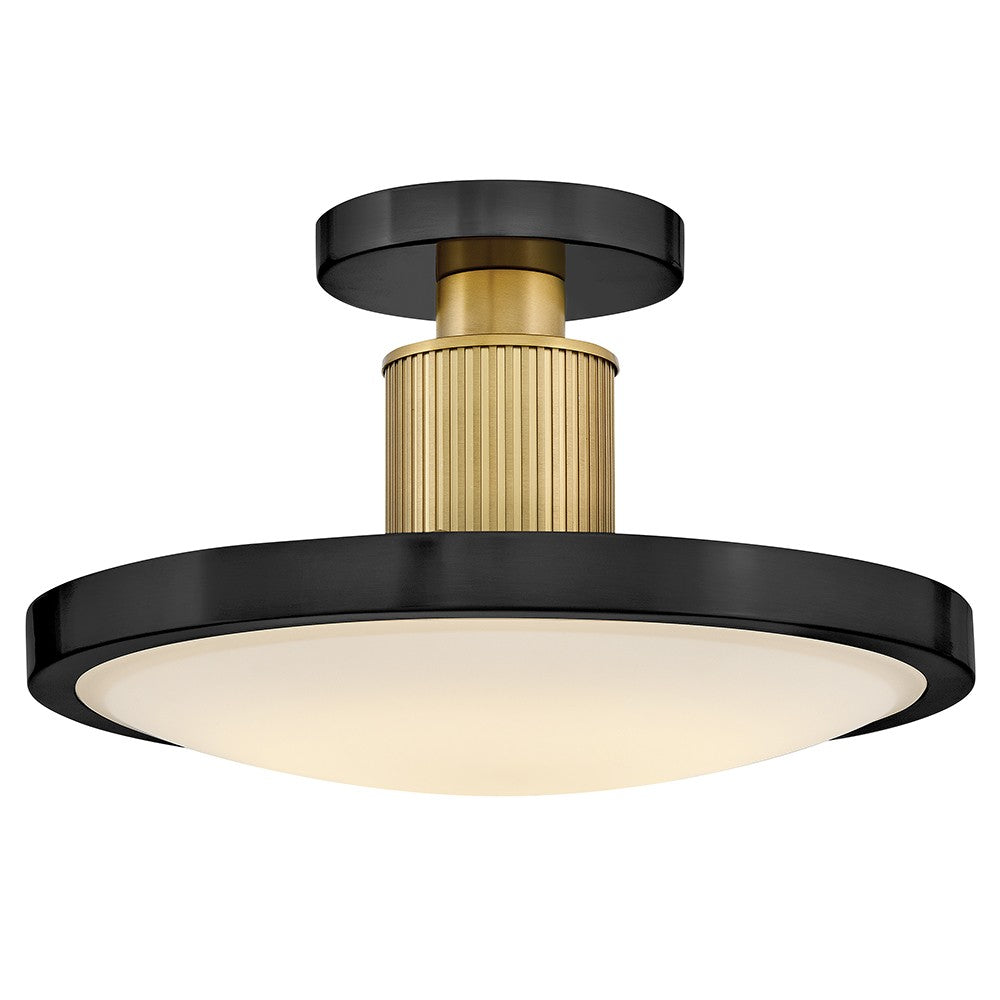 Hinkley - 47593BK-LCB - LED Semi-Flush Mount - Kieran - Black