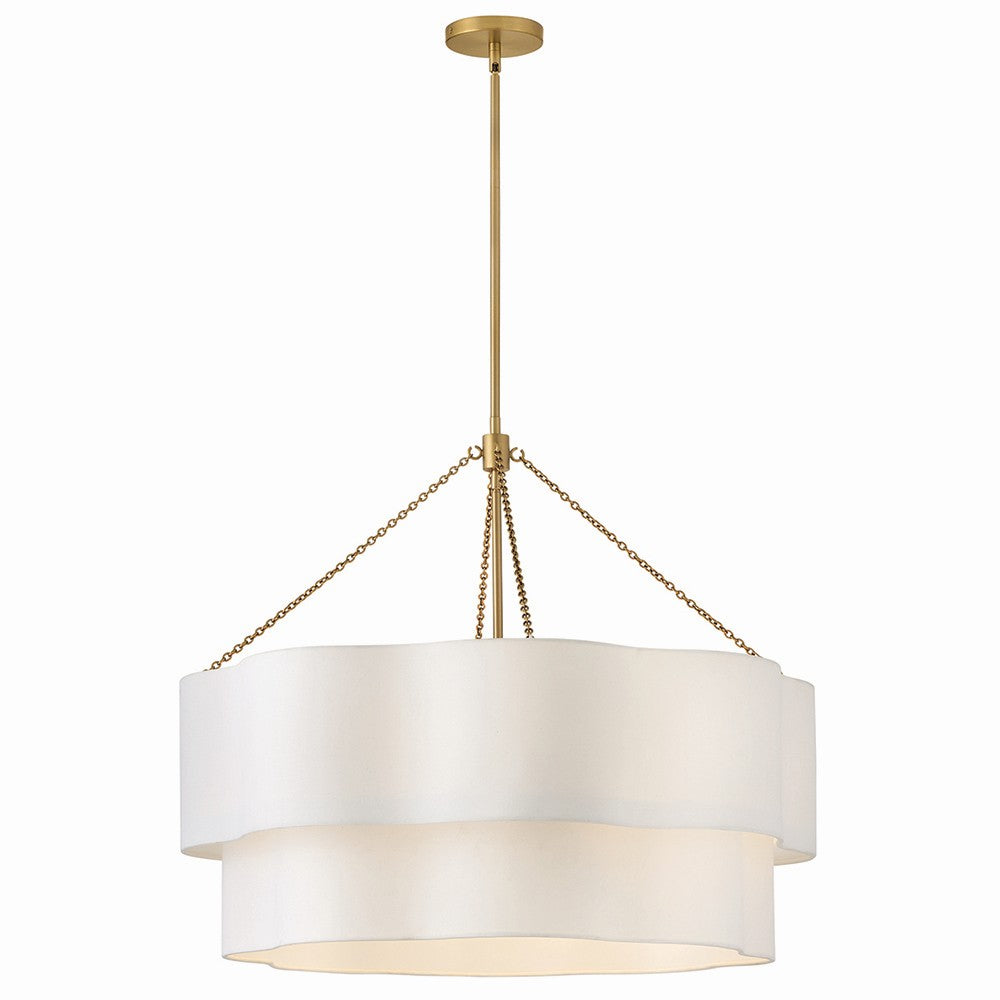 Hinkley - 47735LCB - LED Chandelier - Gwen - Lacquered Brass