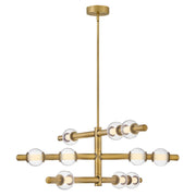 Hinkley - 48335LCB - LED Chandelier - Saxon - Lacquered Brass