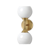 Maxim - 21222MRNAB - Two Light Wall Sconce - Neve - Natural Aged Brass