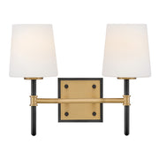 Hinkley - 56952BK-LCB - LED Vanity - Saunders - Black