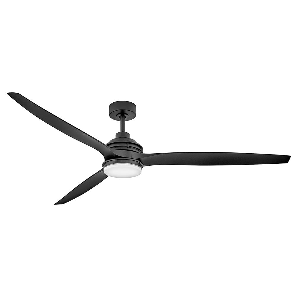 Hinkley - 900172FBB-LWD - 72"Ceiling Fan - Artiste - Matte Black