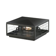 Maxim - 30690CLBK - Two Light Deck Lantern - Magnus - Black