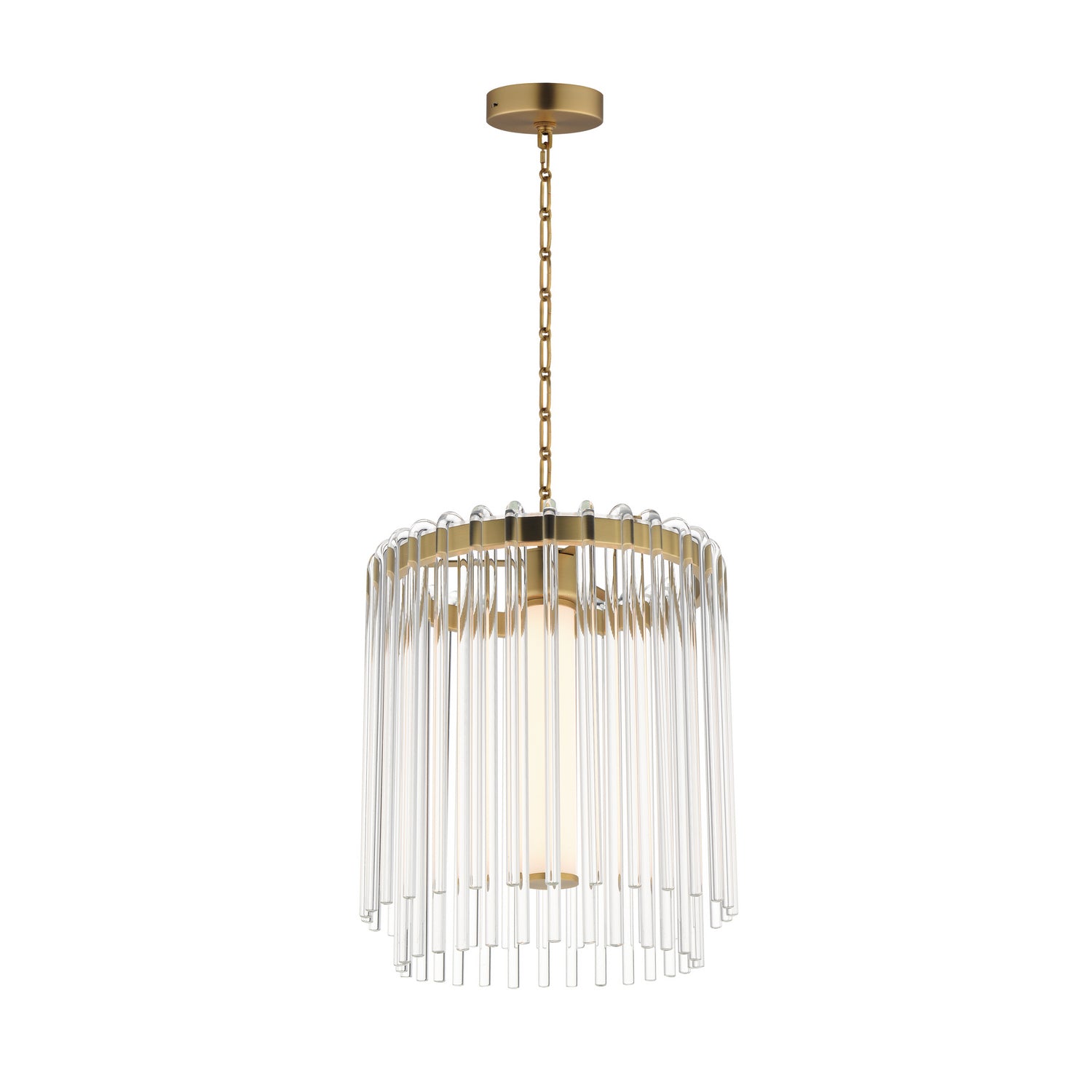 Maxim - 38421CLNAB - LED Pendant - Jolie - Natural Aged Brass