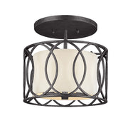Troy Lighting - C1283-TRN - Three Light Flush Mount - Sausalito - Textured Iron