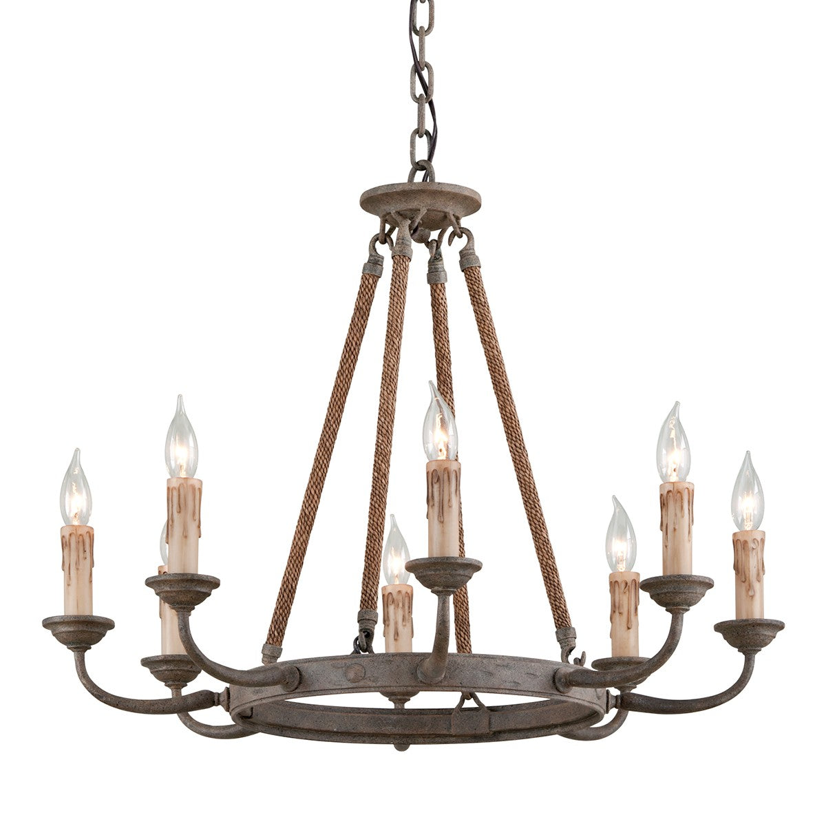 Troy Lighting - F6116-EB - Eight Light Chandelier - Cyrano - Earthen Bronze