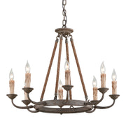 Troy Lighting - F6116-EB - Eight Light Chandelier - Cyrano - Earthen Bronze