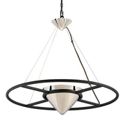 Troy Lighting - FL4817 - LED Pendant - Zero Gravity - Carbide Blk & Pol Nickel