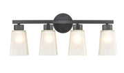Millennium - 4274-MB - Four Light Vanity - Coley - Matte Black