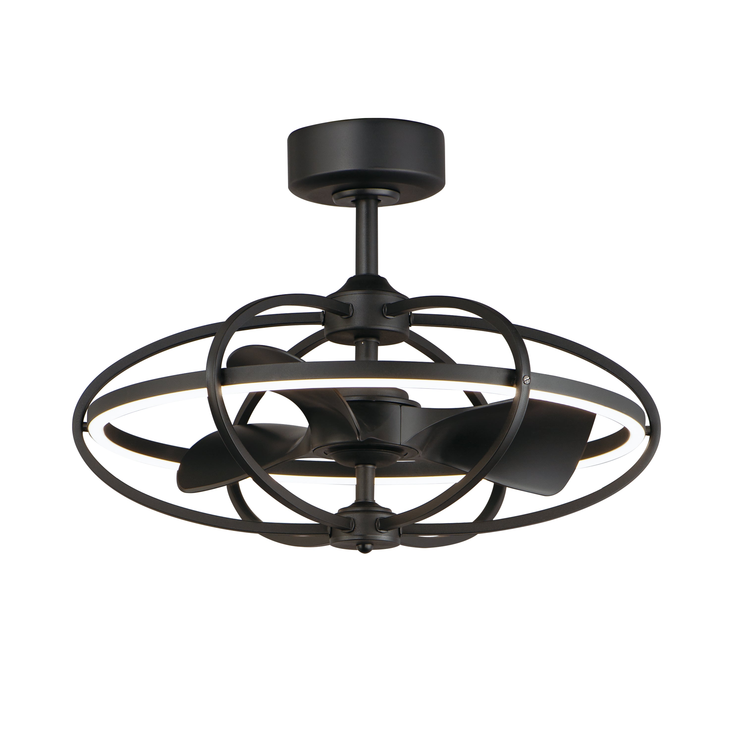 Maxim - 61001BK - LED Fandelight - Corona Fan - Black