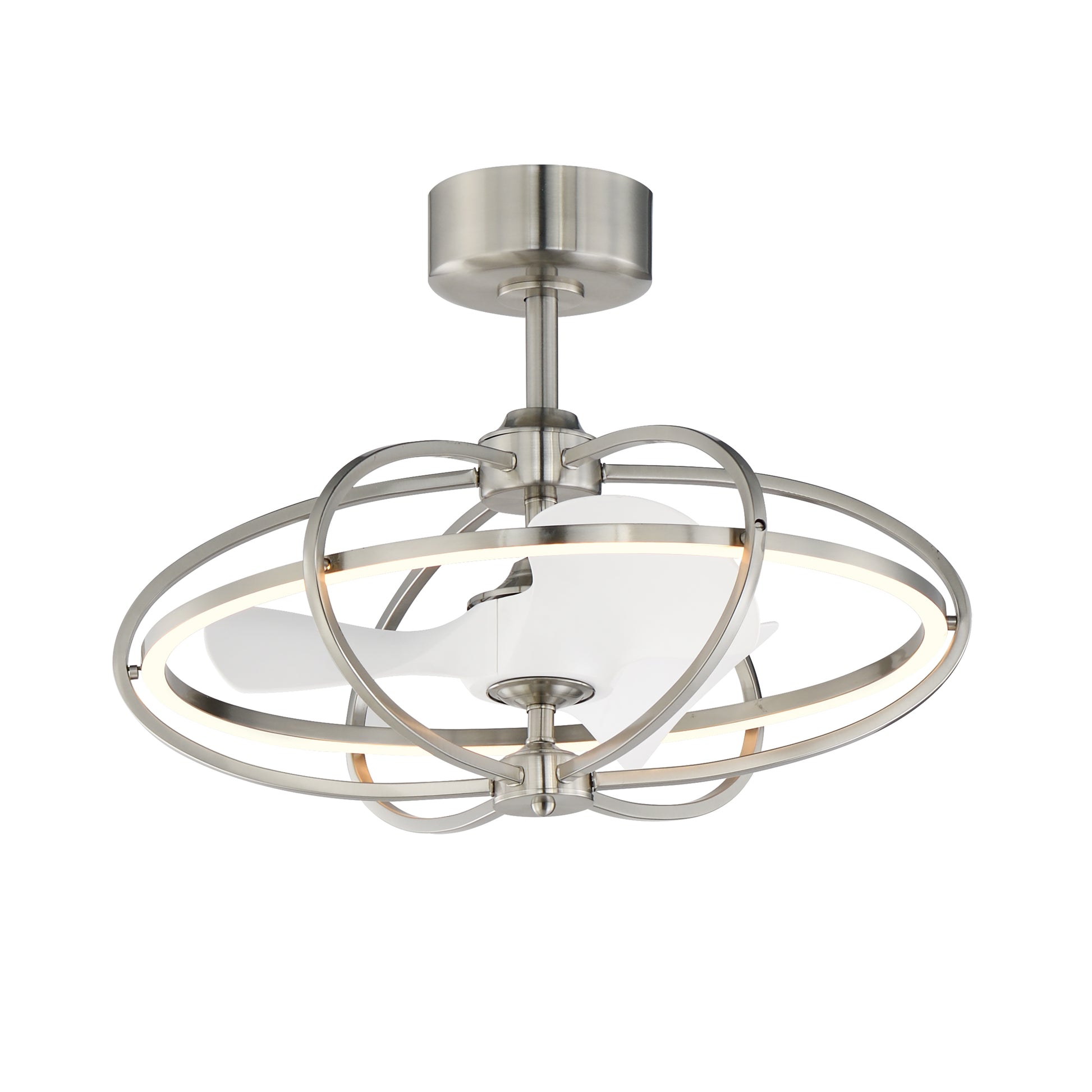 Maxim - 61001SN - LED Fandelight - Corona Fan - Satin Nickel