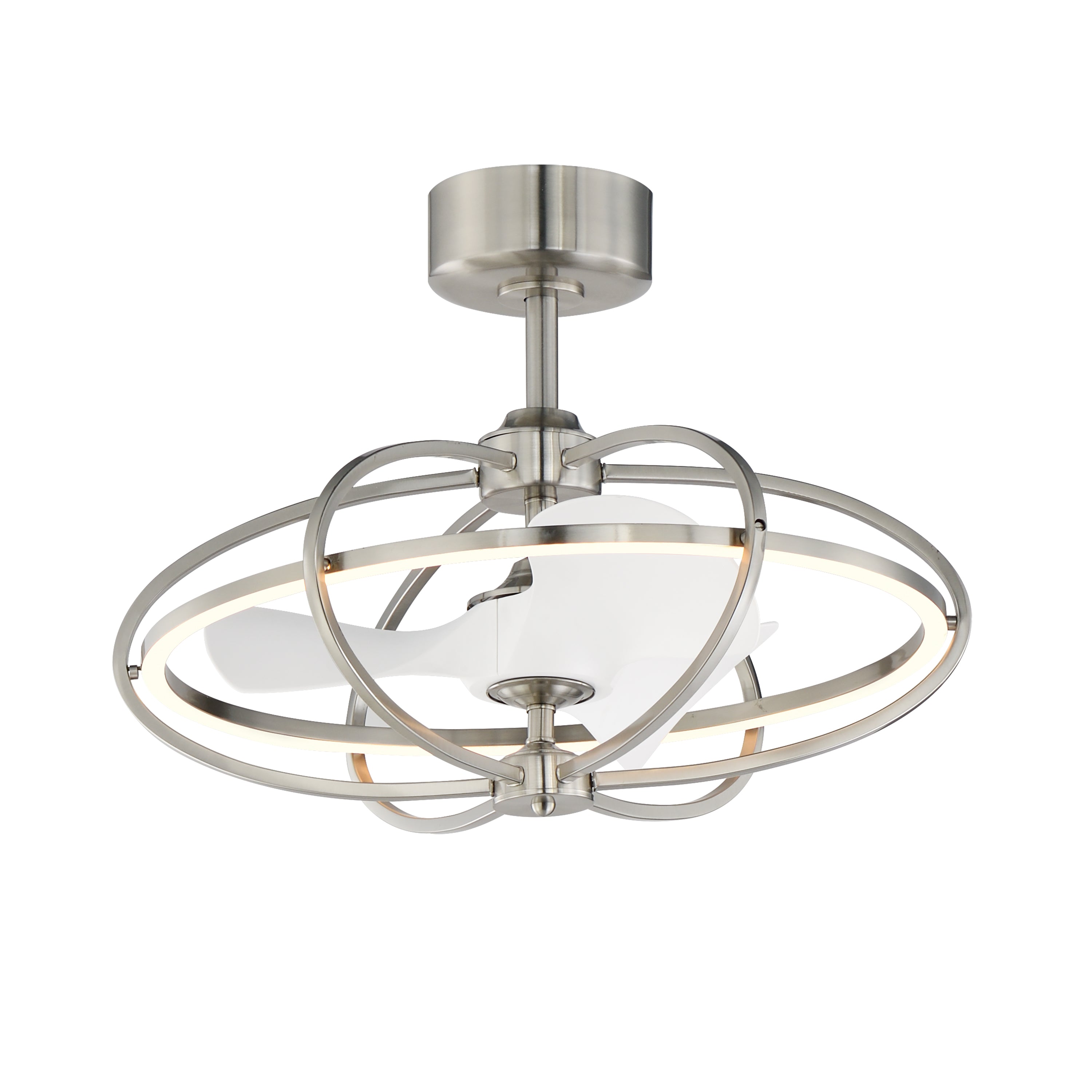 Maxim - 61001SN - LED Fandelight - Corona Fan - Satin Nickel