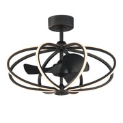 Maxim - 61005BK - LED Fandelight - Solstice - Black