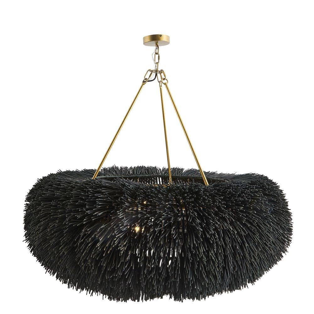 Arteriors - DLS07 - Chandelier - Zaria - Black Stained