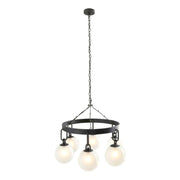 Arteriors - DMI08 - Chandelier - Bailey - Bronze, Frosted Glass