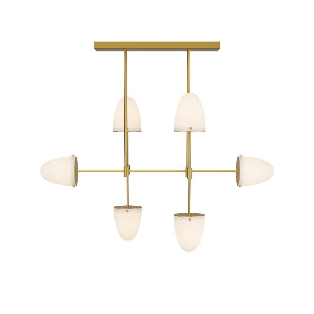 Arteriors - DRC06 - Chandelier - Alazani - Antique Brass