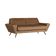 Arteriors - FFU01 - Sofa - Vidara - Butterscotch Leather/Dark Walnut