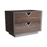 Arteriors - FIS02 - Side Table - Ulysses - Brindle Ofram Veneer/Bronze
