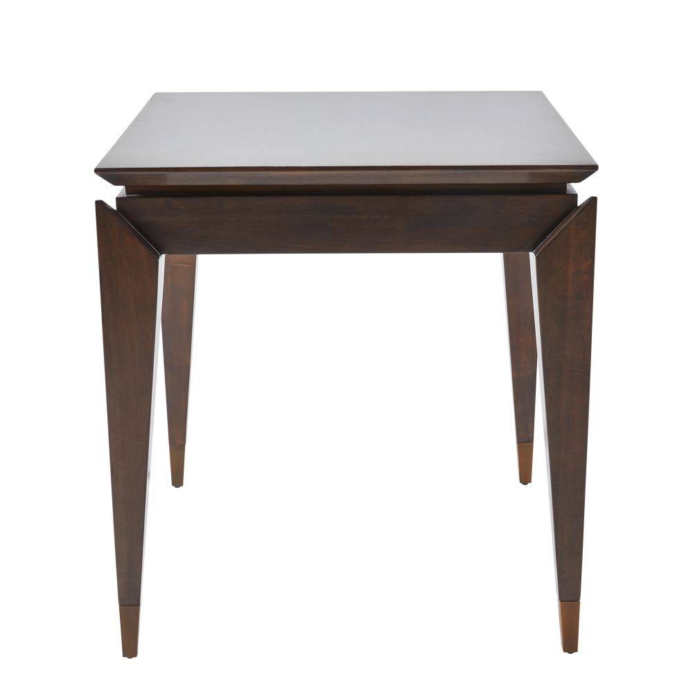 Arteriors - FES03 - End Table - Tarten - Brindle Eucalyptus Veneer/Antique Brass