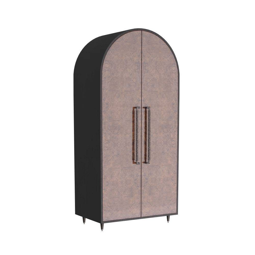 Arteriors - FNS01 - Cabinet - Tarragona - Tortoise Burl Oak Veneer/Ebony Oak/Bronze